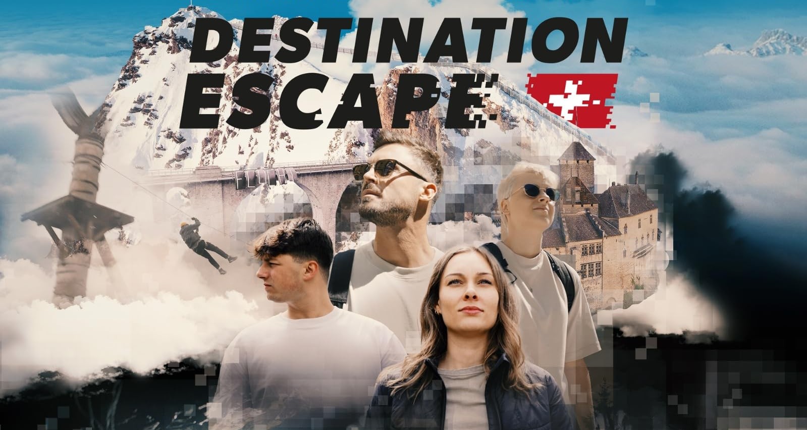 Destination Escape — offizielles Serien-Keyart mit Cast
